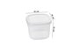 Hermia BNMPEGYWS15-51217 Juego de 15 Cajas de Almacenamiento de Plástico Blanco, 550ml-1750ml, Aptas Microondas y Lavavajillas